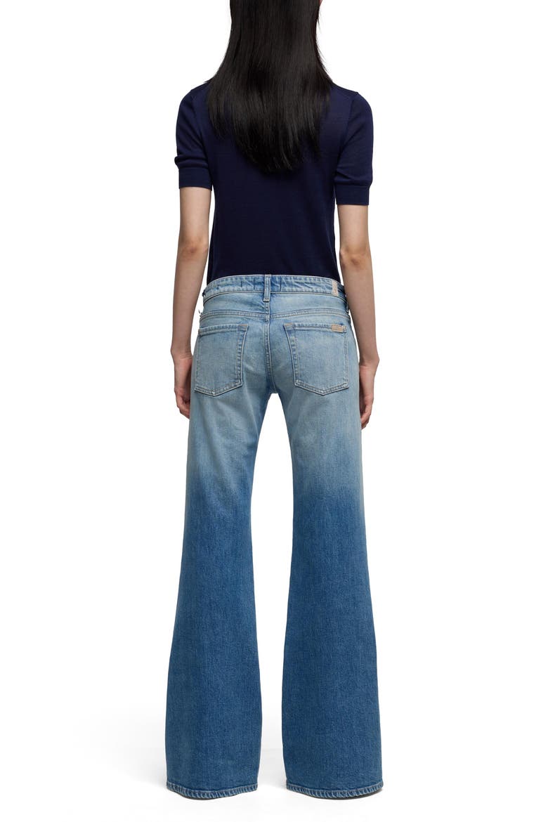 Low Flare Jeans, Alternate, color, BLUE HAZE