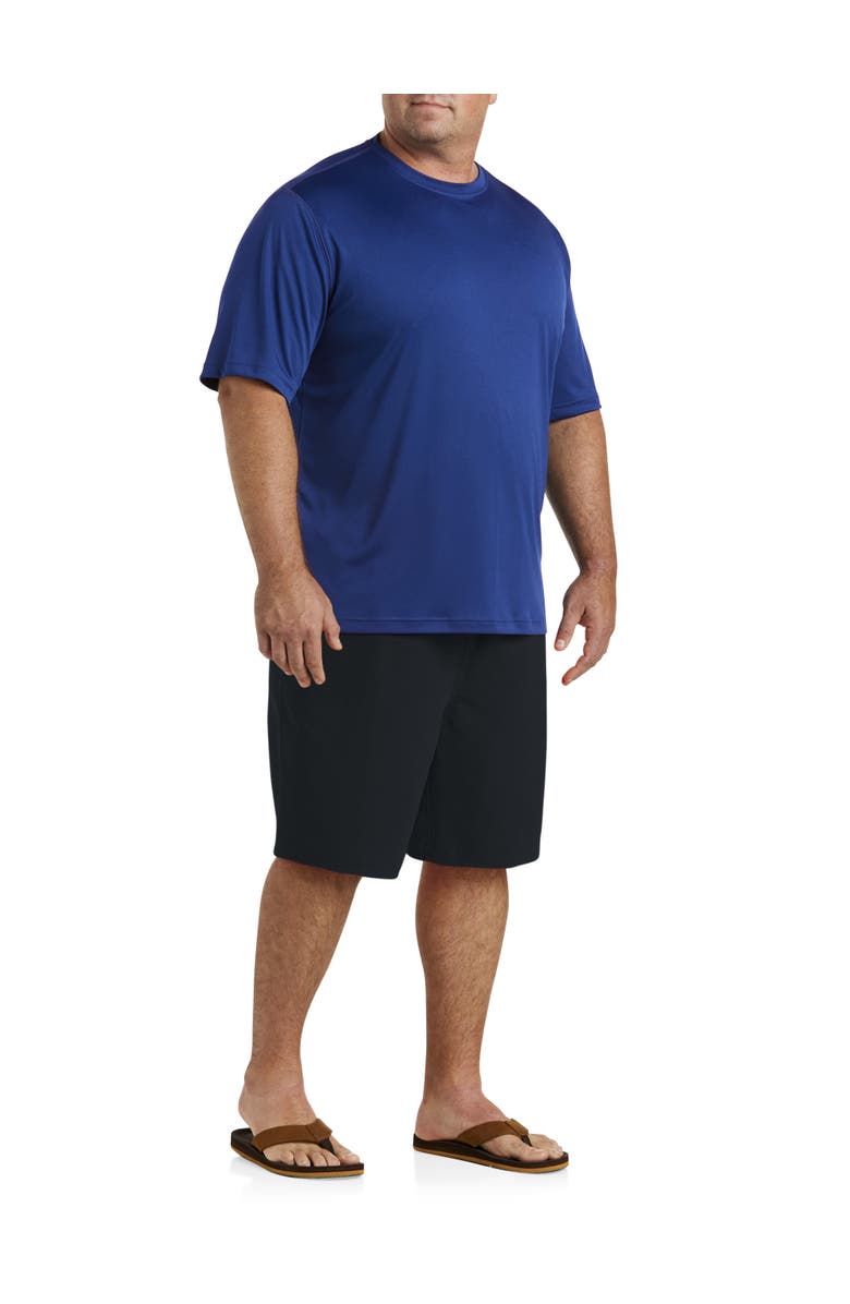 B+T Essentials Big & Tall Quick-Dry Swim Trunks, Alternate, color, Black