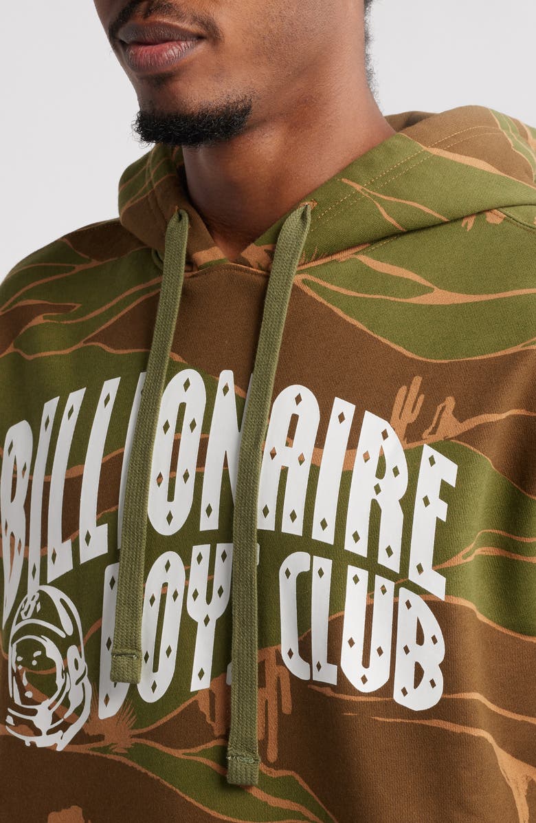 Billionaire Boys Club Camo Arch Cotton Graphic Hoodie, Alternate, color, 