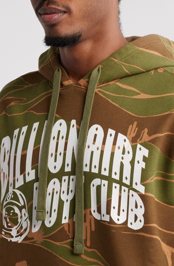 Camo Arch Cotton Graphic Hoodie