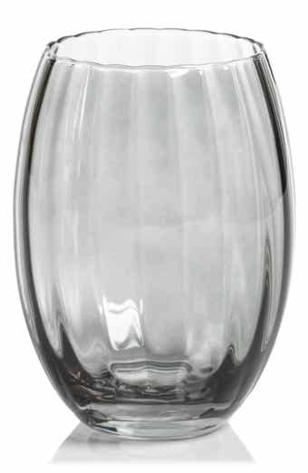 Zodax Malden Optic Set of 4 Stemless Glasses