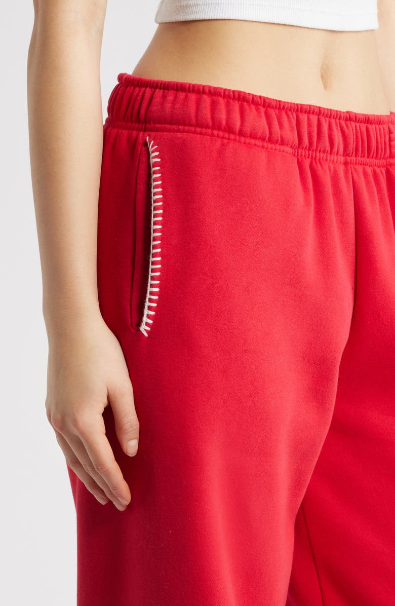 HAPPY CAMP3R Scarlett Heartfelt Sweatpants, Alternate, color, Deep Red