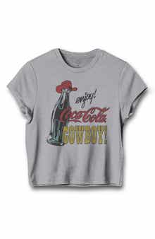 Junk Food Coca-Cola Cowboy Graphic T-Shirt