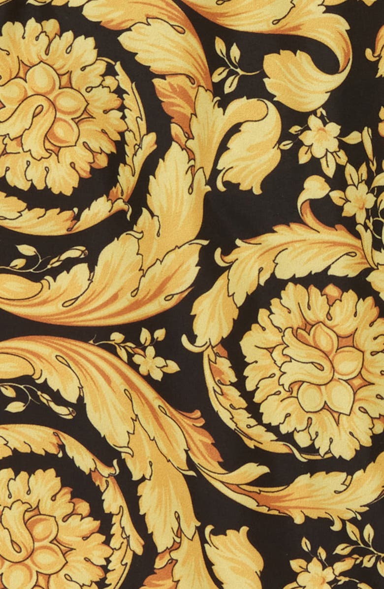 Versace Kids' Barocco Print Swim Trunks, Alternate, color, 