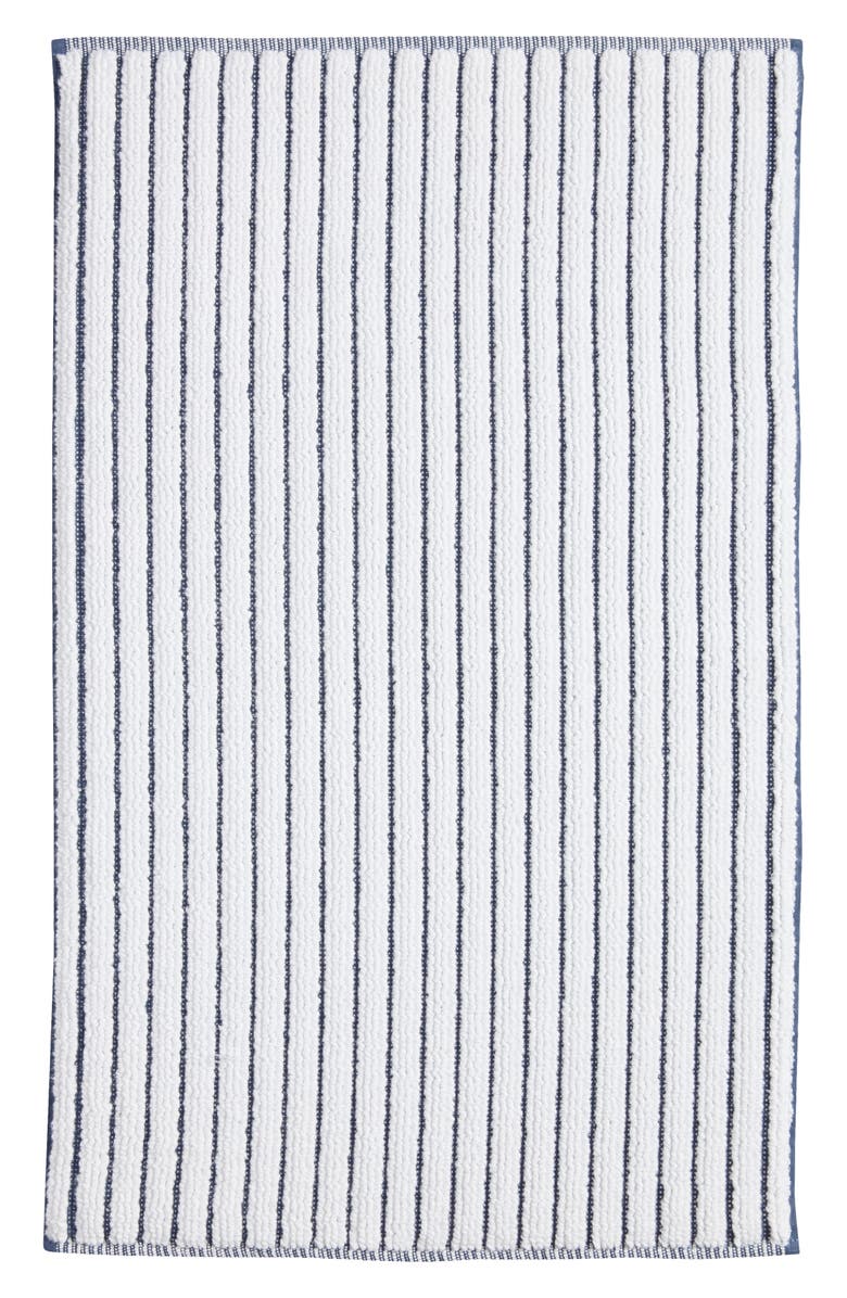 Nordstrom Mix Stripe Bath Mat, Main, color, Blue Vintage Multi