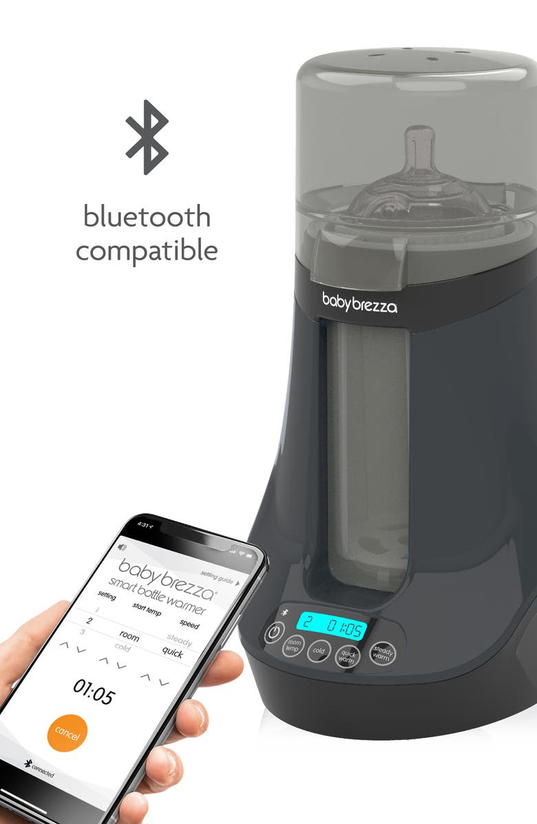BABY BREZZA Smart Bottle & Breastmilk Warmer, Alternate, color, Charcoal