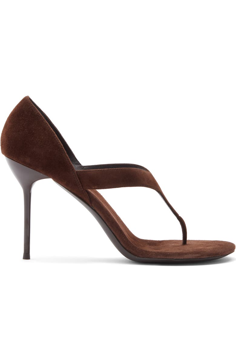 Jeffrey Campbell Rhian Stiletto Sandal, Alternate, color, Brown Suede