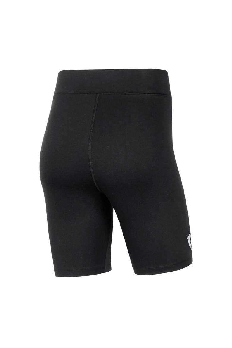 Women's Nike Black WNBA Team 13 Tri-Blend 8" Biker Shorts, Alternate, color, Black