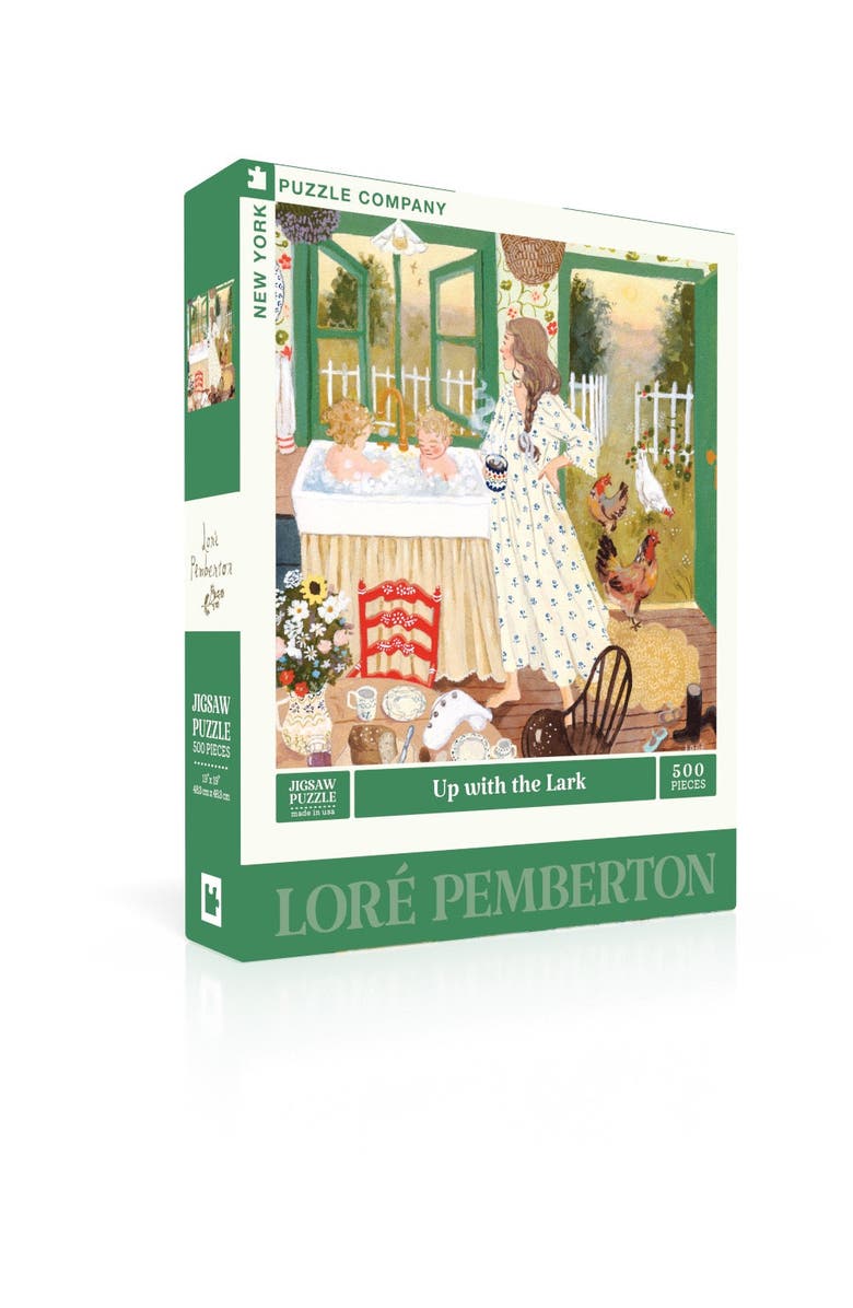 NEW YORK PUZZLE COMPANY Up with the Lark 500 Piece Puzzle, Alternate, color, NO COLOR