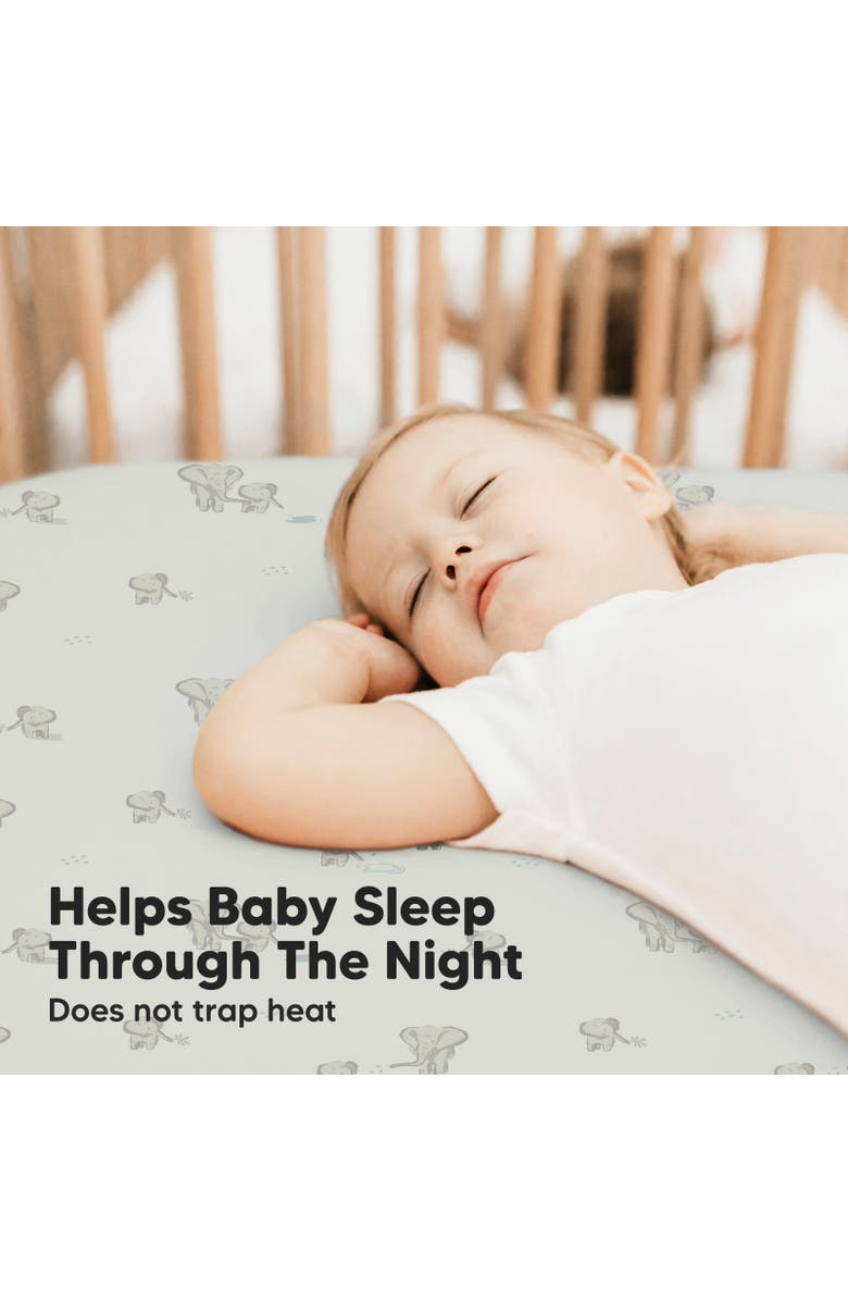 KeaBabies Isla Fitted Crib Sheets, Alternate, color, Elly