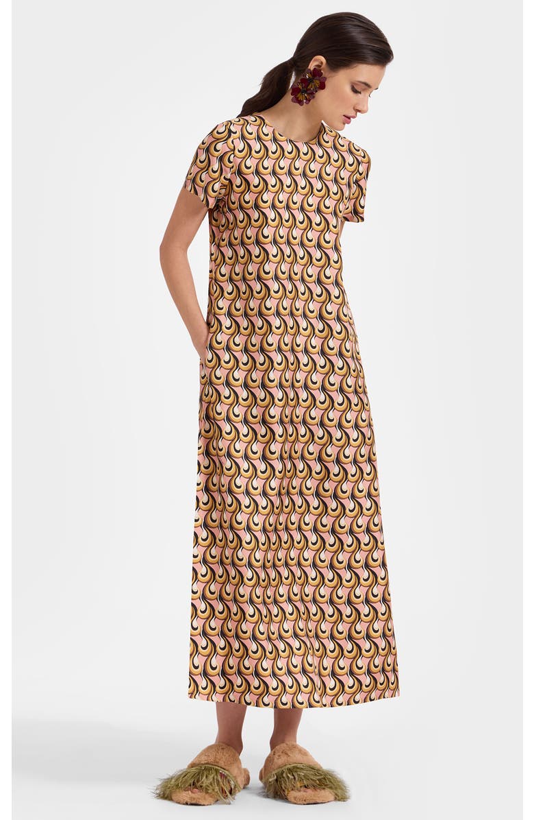 La DoubleJ Swing Dress, Main, color, Melty Pink