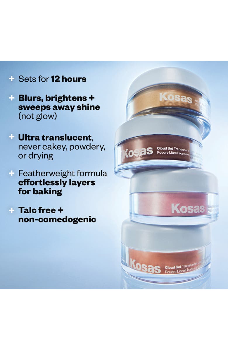 Kosas Cloud Set Translucent Loose Setting + Blurring Powder, Alternate, color, Translucent Velvety