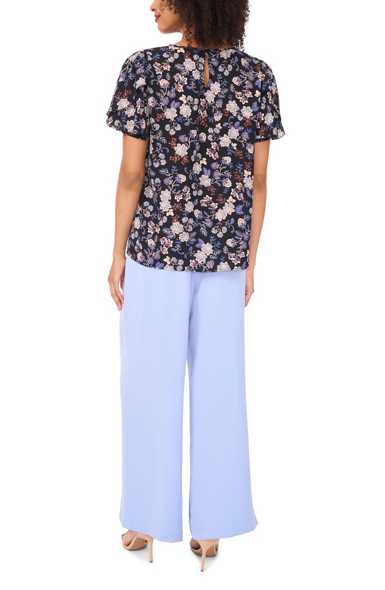 Vince Camuto Tulip Sleeve Top, Alternate, color, French Blue