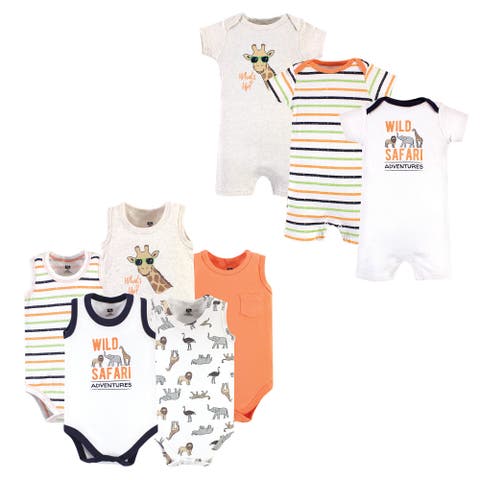 8Pc Bodysuits and Rompers (Baby)