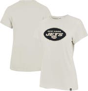 '47 Women's '47 Cream New York Jets Panthera Frankie T-Shirt