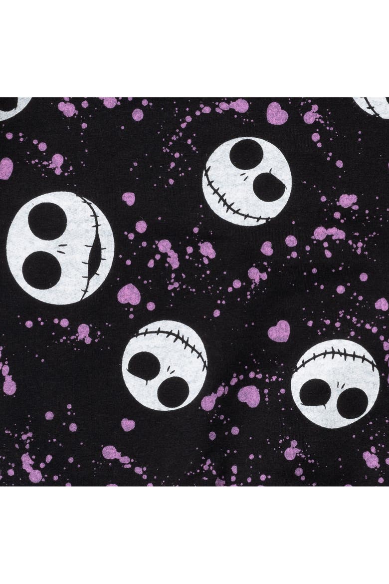 Nightmare Before Christmas Jack Skellington Pullover Sweatshirt, Alternate, color, Black Jack Skellington