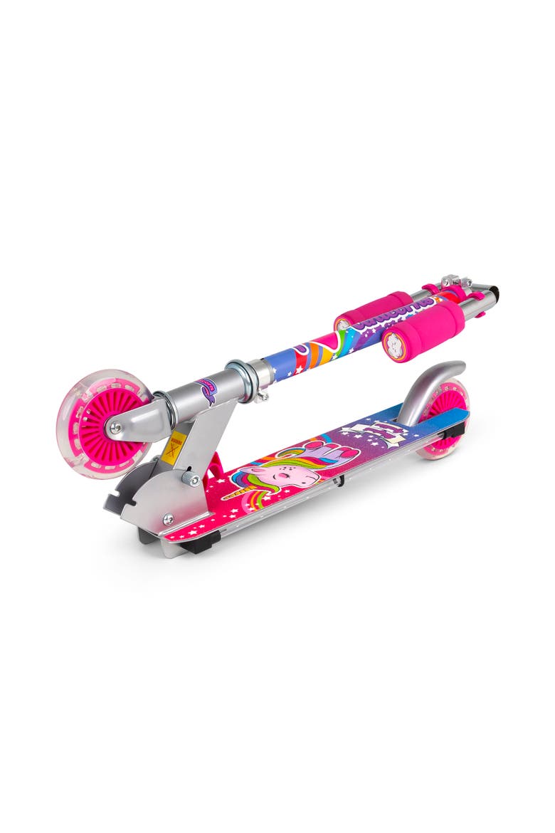 Flashing Scooter Unicorn Sparkles Lightup Wheels, Alternate, color, Multicolored
