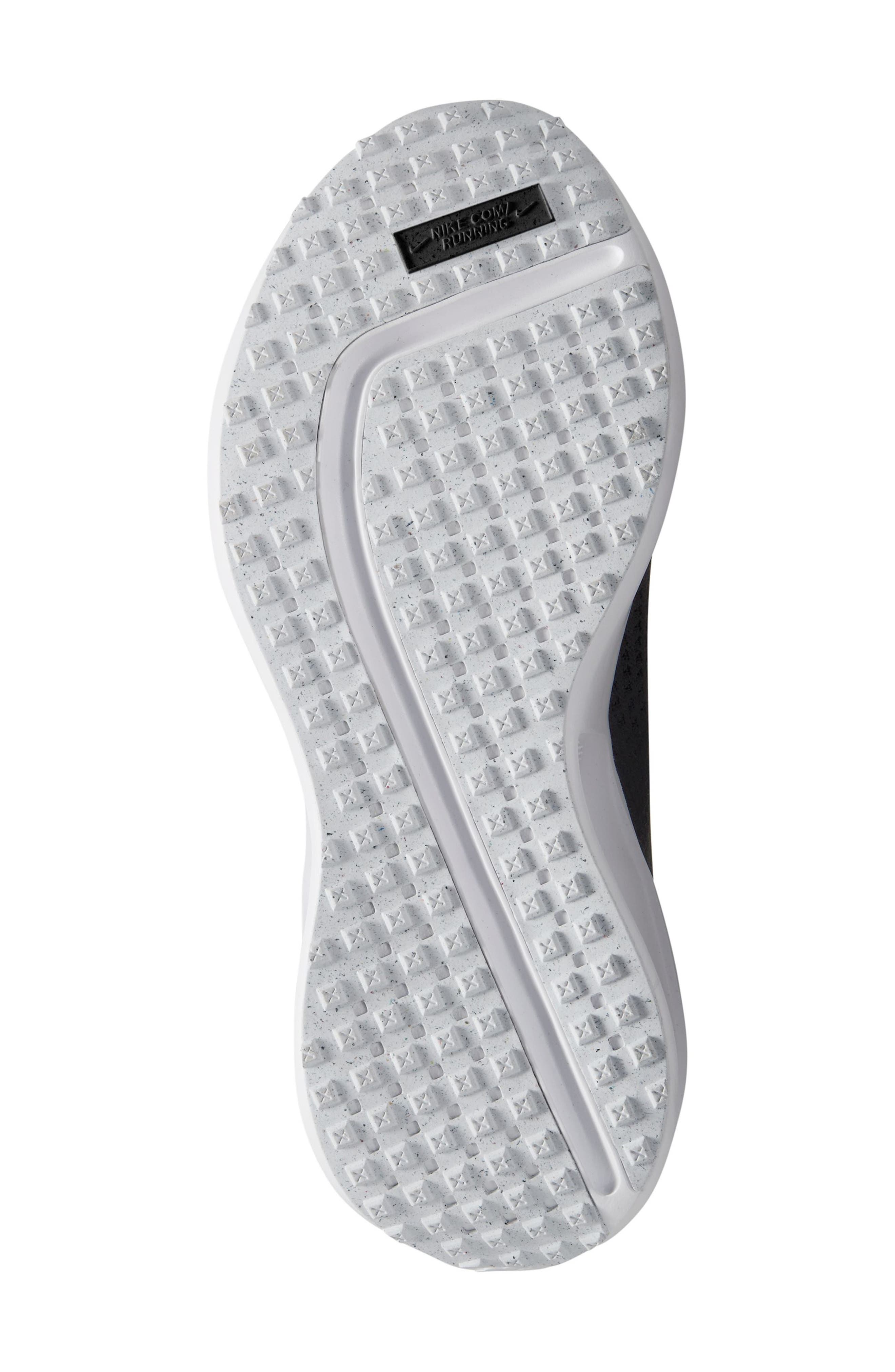 Nike Interact Run EasyOn Running Sneaker, Alternate, color, Black/ White/ Black