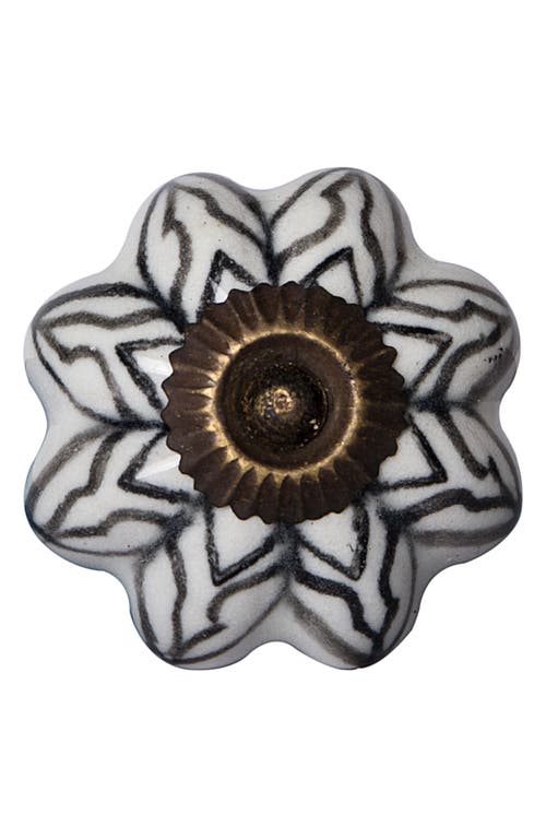 Kinetic 12-pack Knobs In Wavy Black White Line