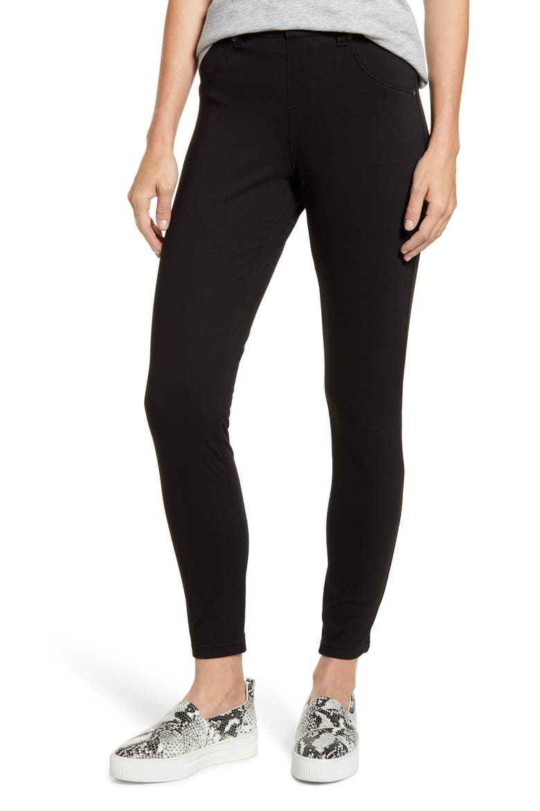 Ultrasoft Denim Leggings, Main, color, BLACK