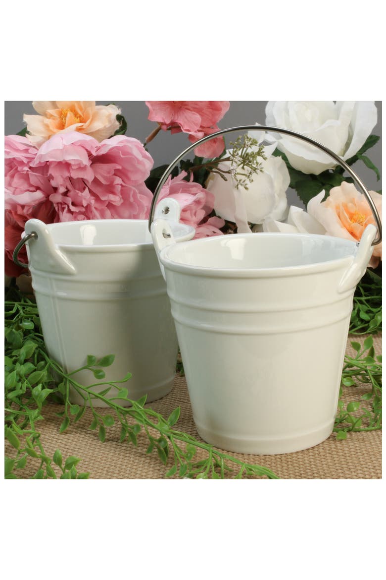 4-Piece Assorted Pail Set, Alternate, color, WHITE