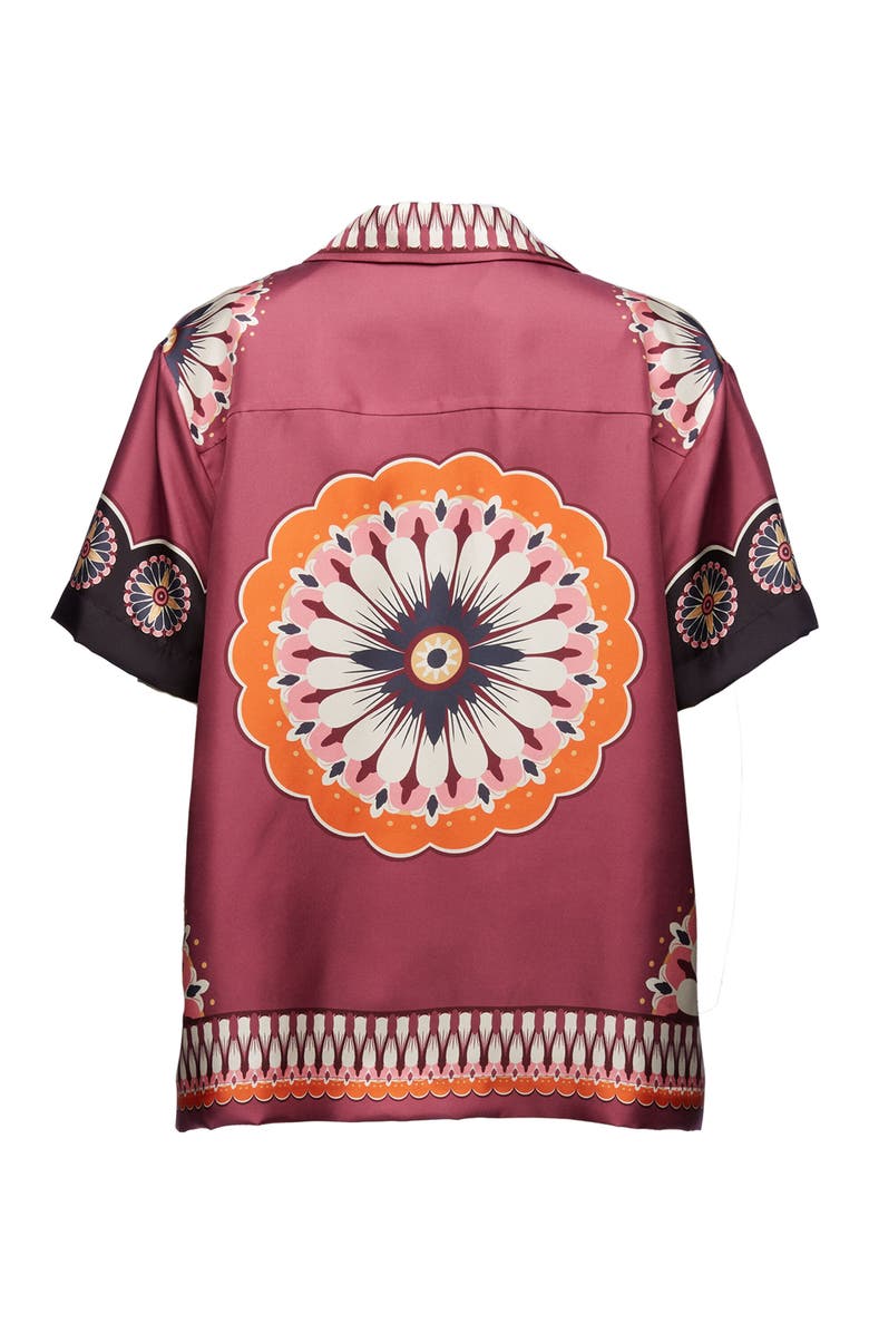 La DoubleJ Cortile Shirt Napoli Plates Placée Bordeaux, Alternate, color,