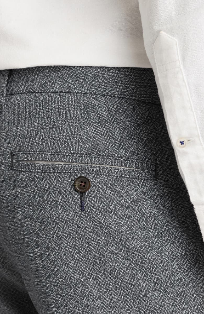 Bonobos Weekday Warrior Stretch Cotton Dress Pants, Alternate, color, Monday Grey Check Heather