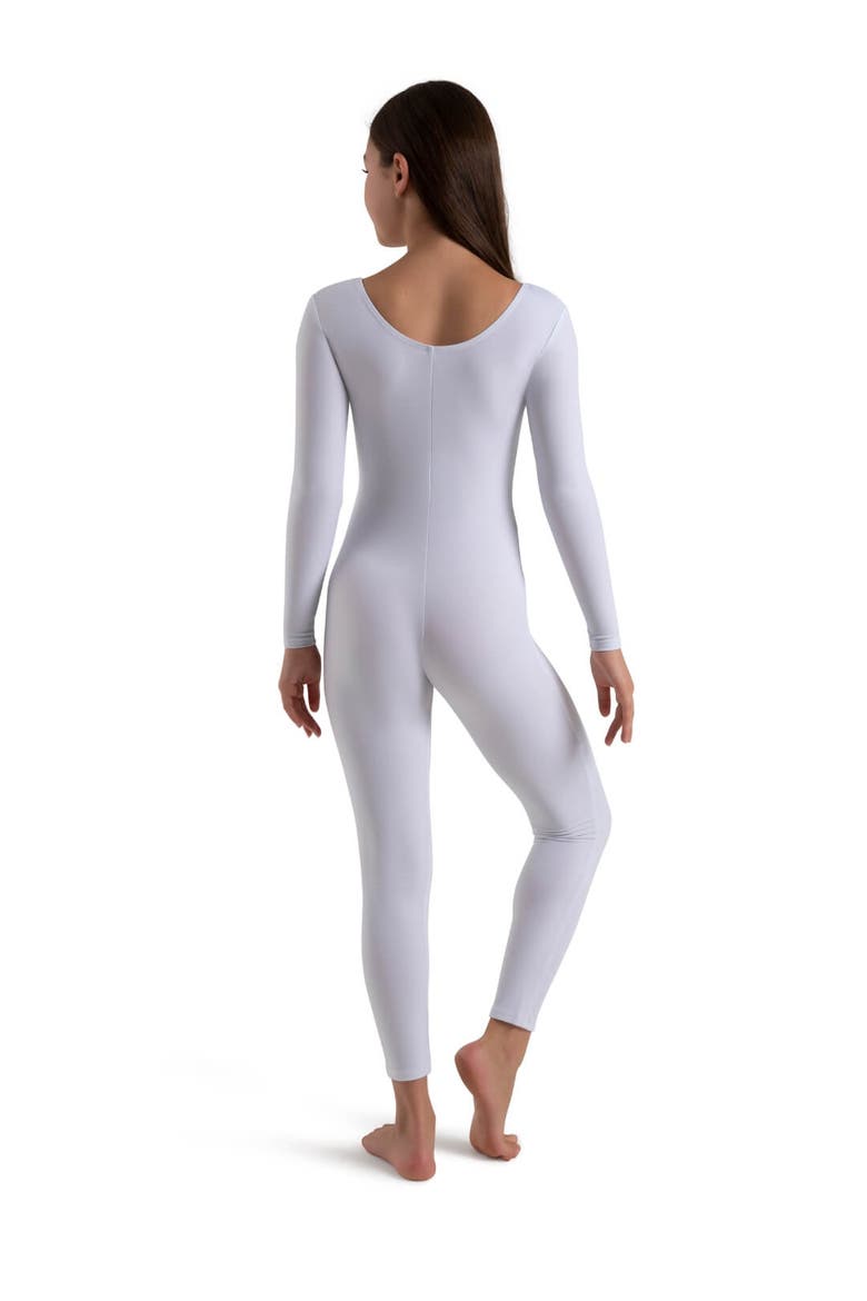 Long Sleeve Unitard, Alternate, color, White