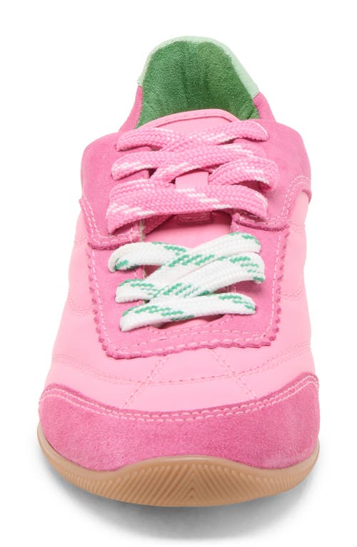 Dolce Vita Laini Leopard Print Sneaker In Pink