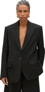 Another Tomorrow Oversized Tailored Jacket