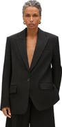 Another Tomorrow Oversized Tailored Jacket