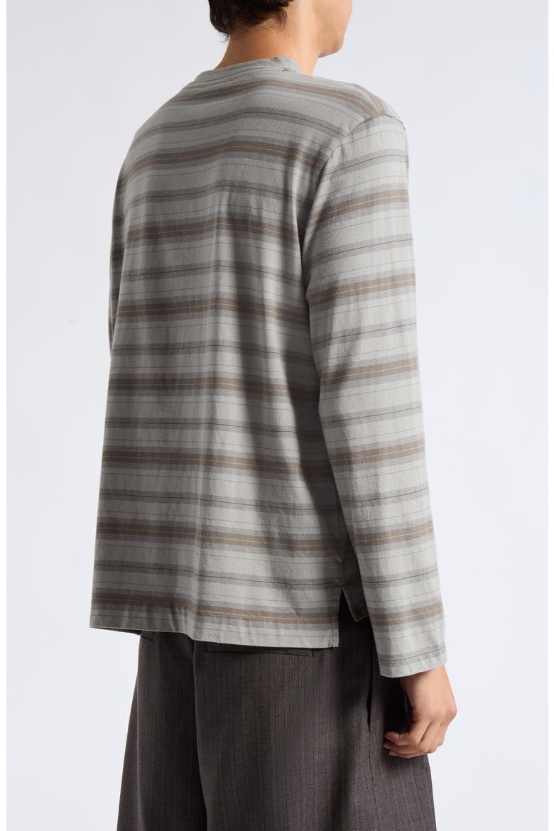 Box Stripe Long Sleeve Organic Cotton T-Shirt, Alternate, color, SPECTURE STRIPE