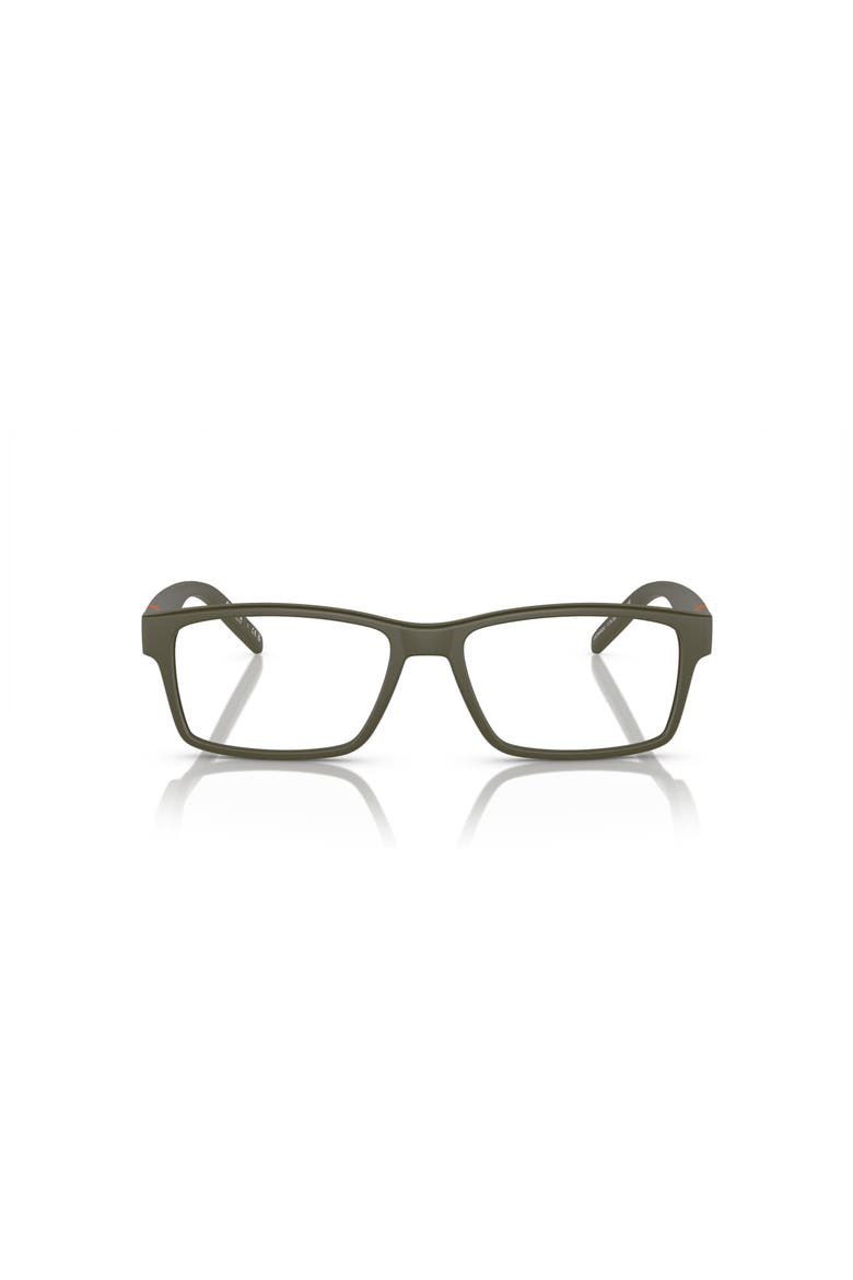 54mm Rectangle optical glasses, Alternate, color, Green
