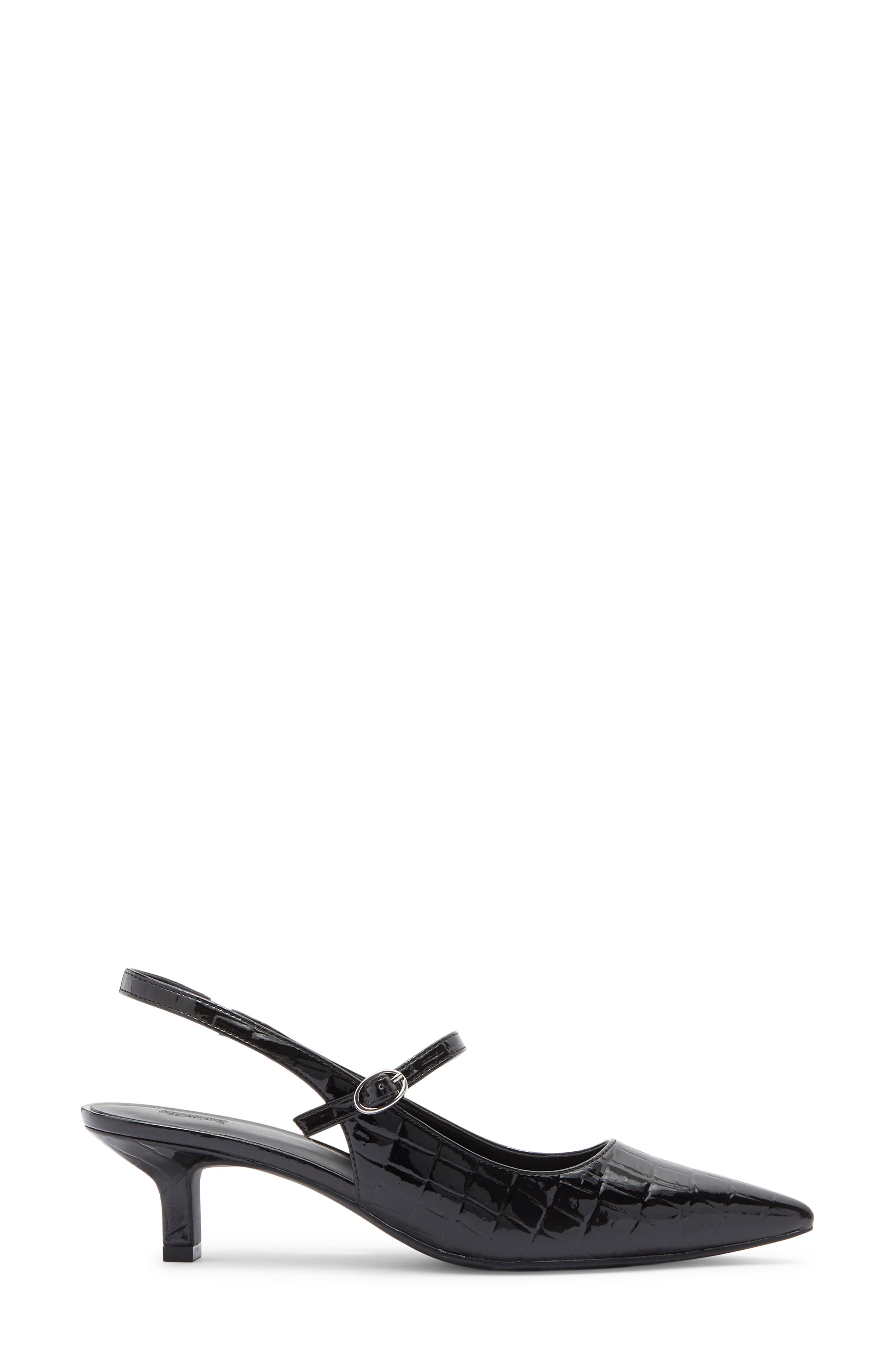 Miranda Slingback Pump, Alternate, color, BLACK CROCO