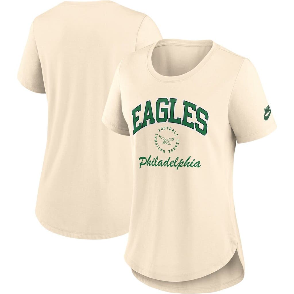 Nike Natural Philadelphia Eagles Rewind Tri-blend T-shirt