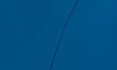 Maggy London Short Sleeve Asymmetric Midi Dress In Blue