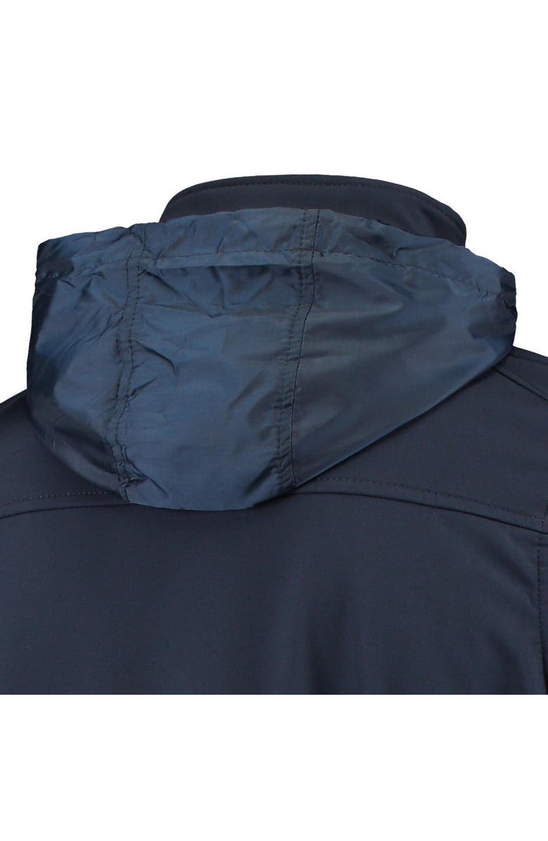 DUNBROOKE Men's Dunbrooke Navy Chicago Bears Circle Zephyr Softshell Full-Zip Jacket, Alternate, color, Navy