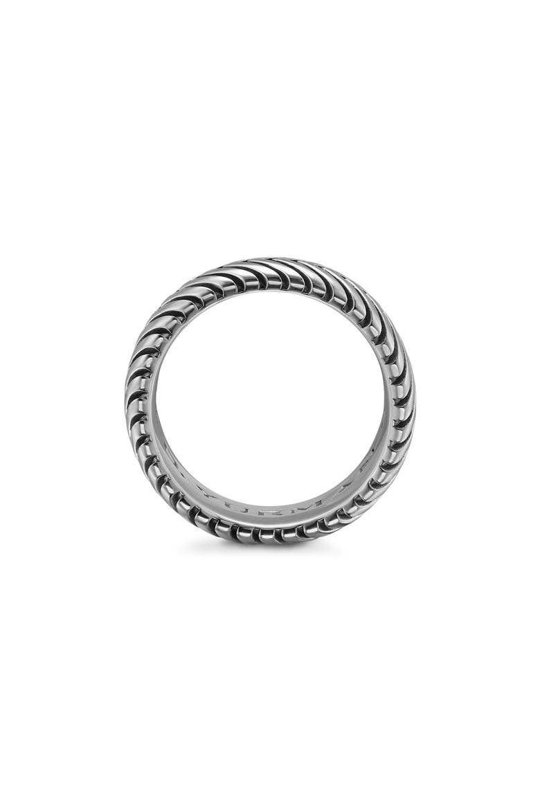 Men's Chevron Band Ring in Sterling Silver, 10mm, Alternate, color, SILVER