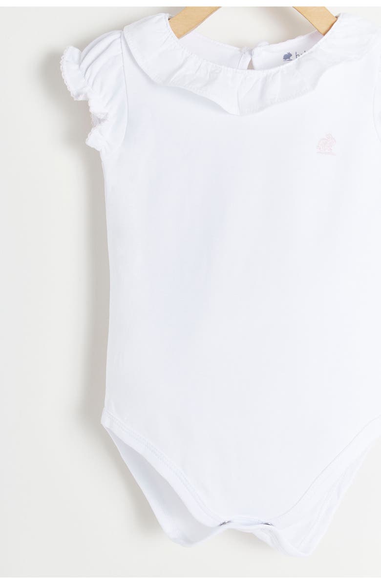 Babycottons Premium Peruvian Pima Cotton Essentials Detailed Collar Bodysuit for Infant, Alternate, color, 