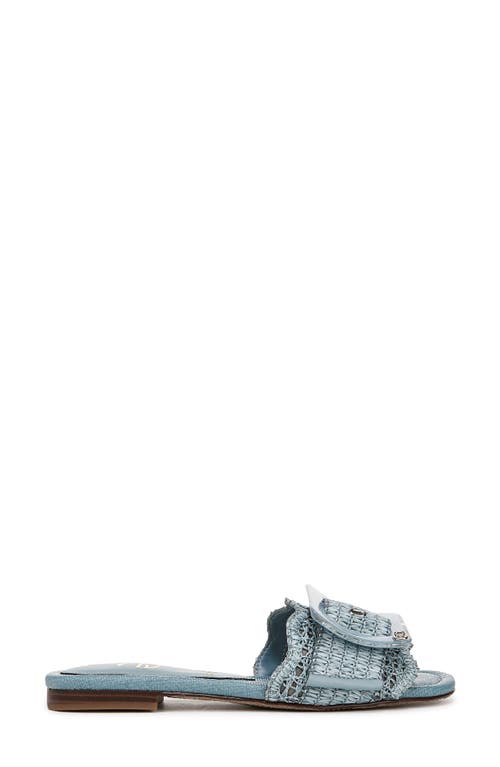 SAM EDELMAN SAM EDELMAN BAMBI RAFFIA BUCKLE SLIDE SANDAL