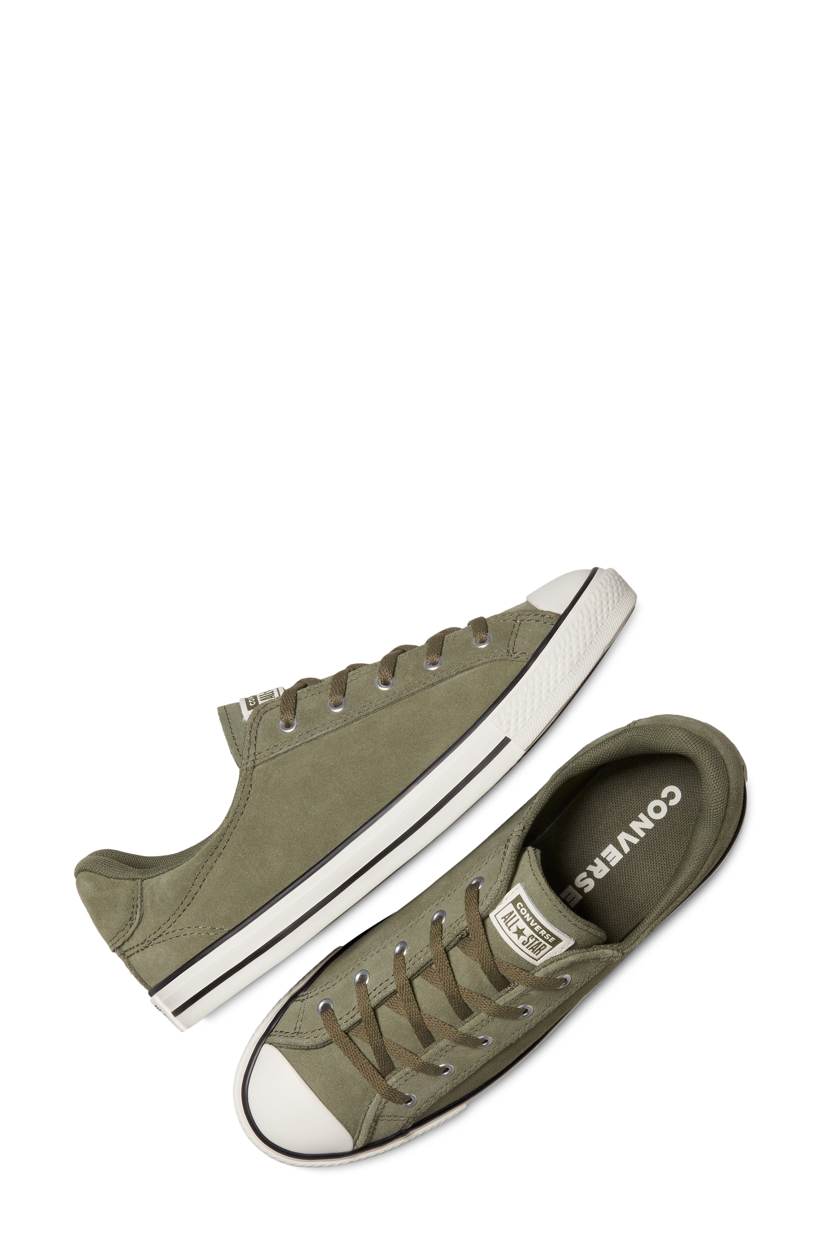 Converse Chuck Taylor All Stair Dainty Suede Sneaker, Alternate, color, Utility/ Egret/ Utility