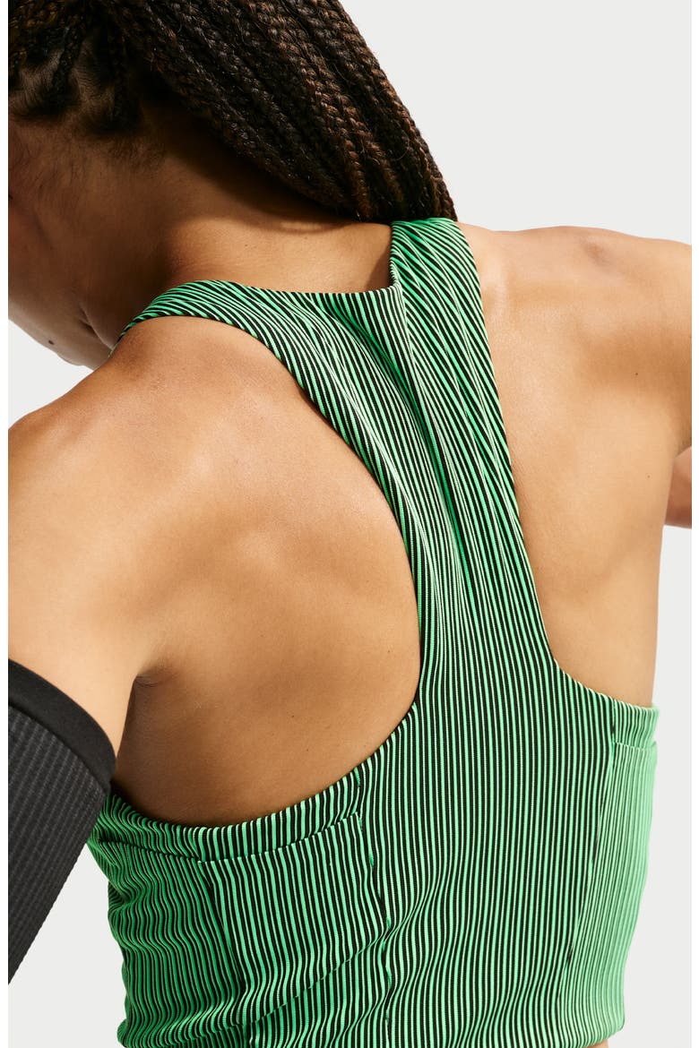 Aeroswift Dri-FIT ADV Crop Tank, Alternate, color, ILLUSION GREEN/ BLACK/ WHITE
