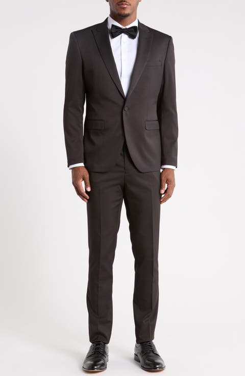 One-Button Peak Lapel Suit