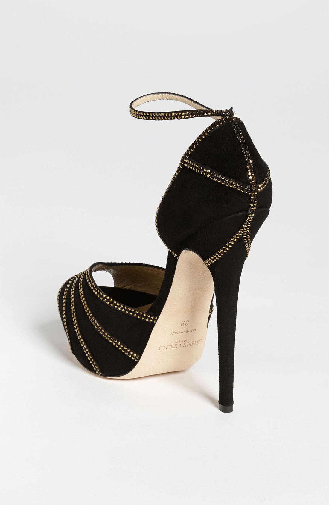'Kalpa' Sandal, Alternate, color, BLACK/ GOLD