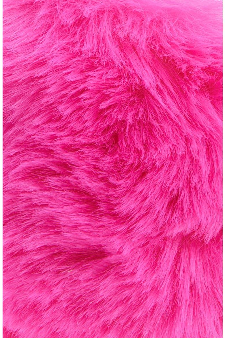 Kids' Faux Fur Earmuffs, Alternate, color, FUCHSIA