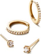 Ana Luisa Lab Grown Diamond Earrings - Gold Diamond Earring Set