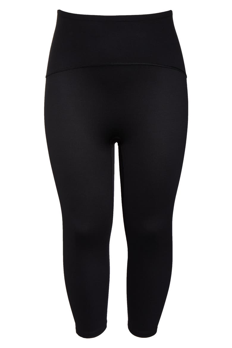 Active Crop Leggings, Alternate, color, BLACK