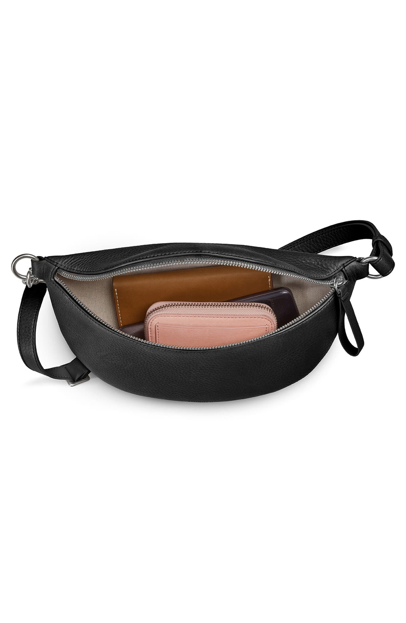 Shinola Leather Sling Bag, Alternate, color, 