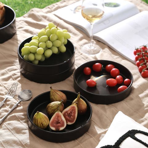 Celina Stoneware 4-Piece Pasta Bowl Set