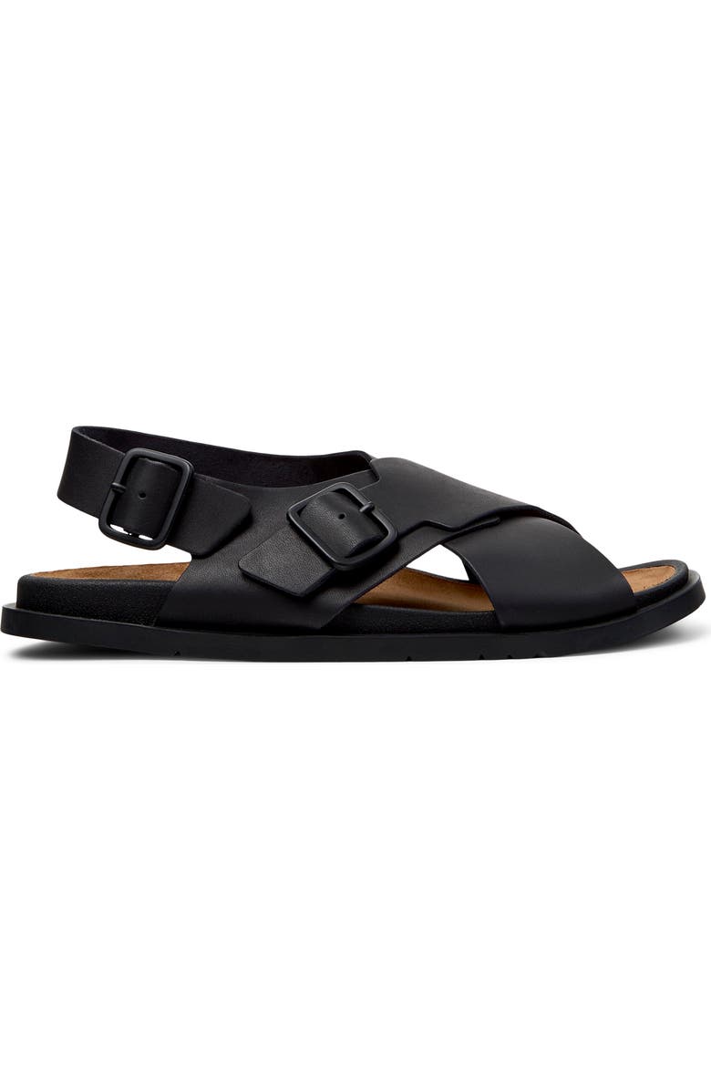 Camper Lluc X-Strap Sandal, Alternate, color, Black